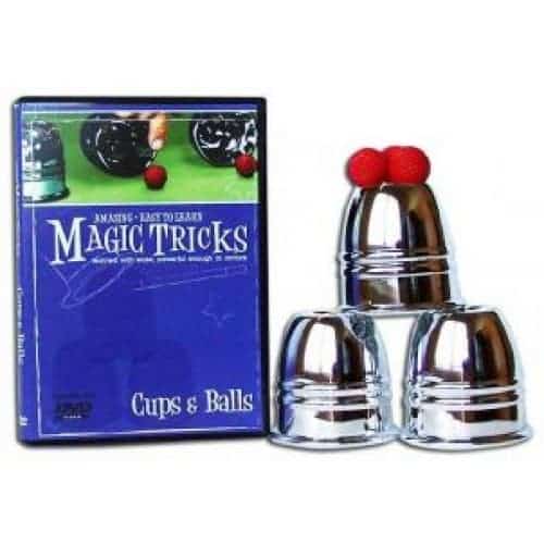 30 Tricks Cups and Balls (Includes Set of Cups and Balls)  DVD.