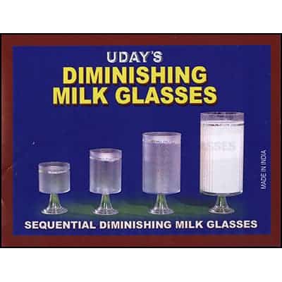 Diminishing Milk Glasses