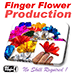 Finger Flower Production (Set of 16)